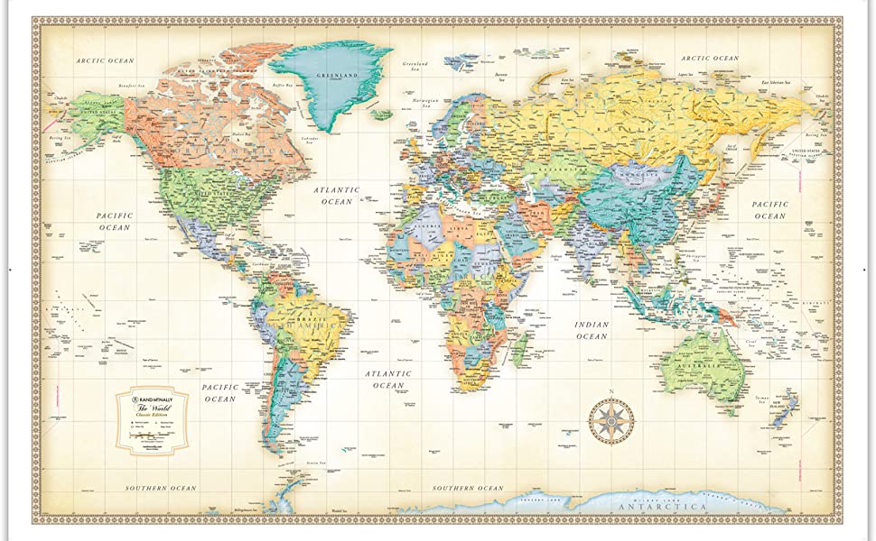 World Wall Maps Classic Edition